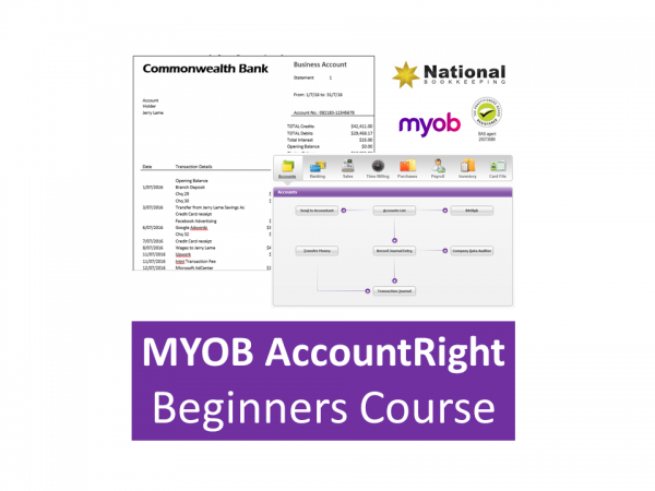 MYOB AccountRight Beginners Certificate Accounting Training Courses - Industry Accredited, Employer Endorsed - CTO