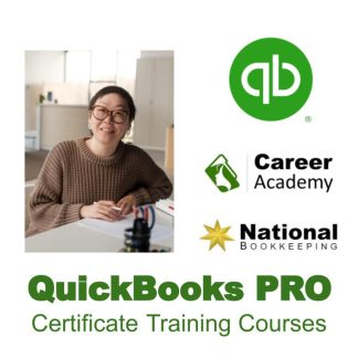 The Career Academy and National Bookkeeping Certificate for Intuit QuickBooks Online Professional Training Courses Logo 2022