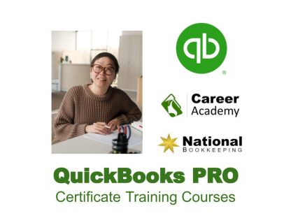The Career Academy and National Bookkeeping Certificate for Intuit QuickBooks Online Professional Training Courses Logo 2022