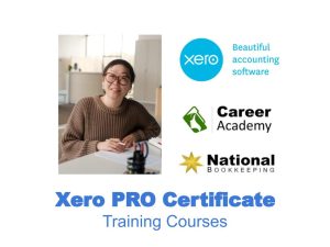 The Career Academy and National Bookkeeping Certificate for Xero Professional Training Courses Logos 2022