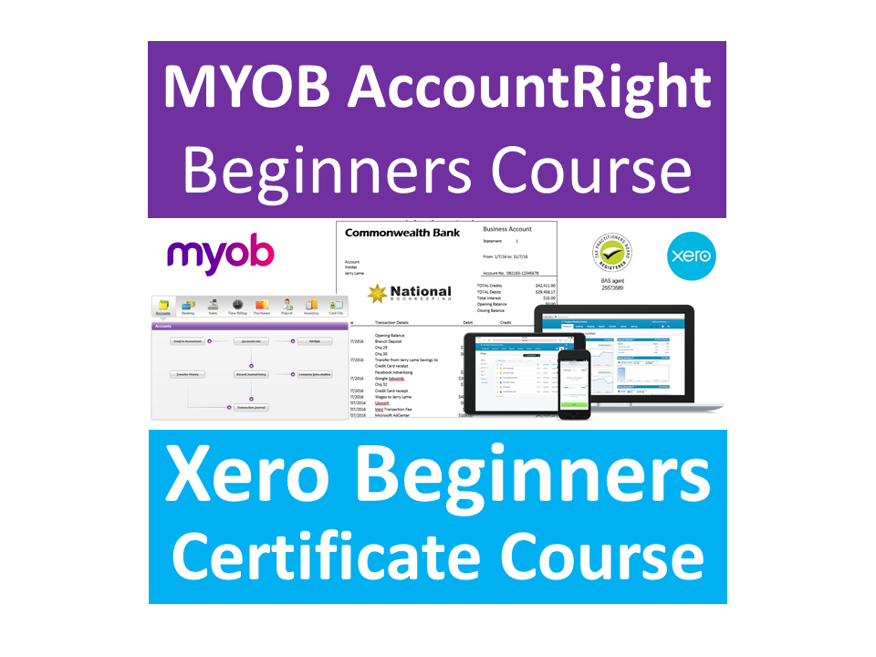 Xero Beginners & MYOB AccountRight Beginners Training Courses - Industry Accredited, Employer Endorsed - CTO